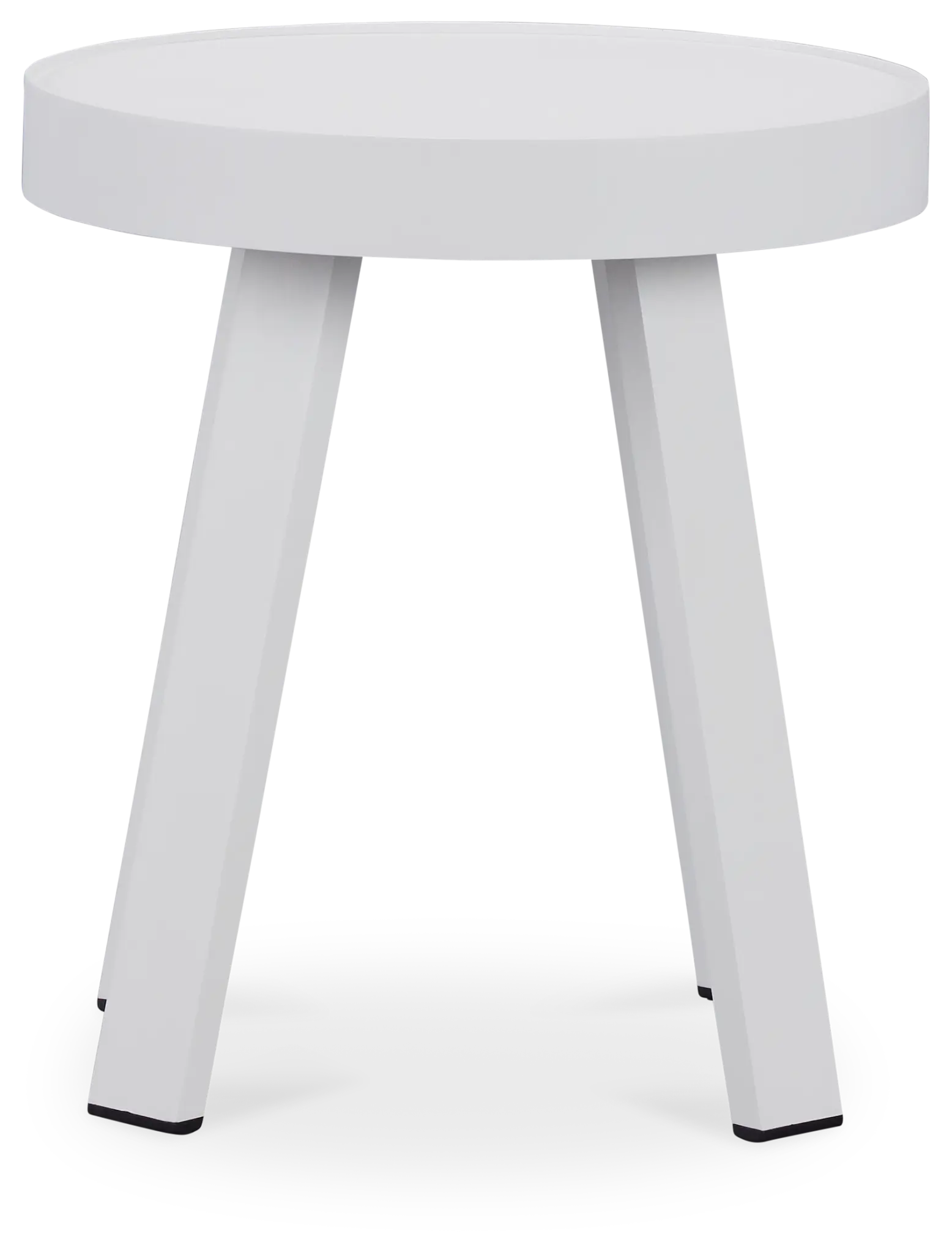 Tortuga White Small End Table Tortuga White Small End Table