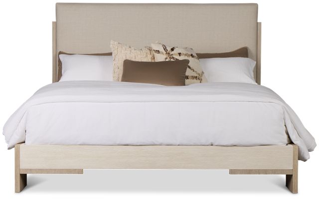 Miramar Light Tone Uph Panel Bed