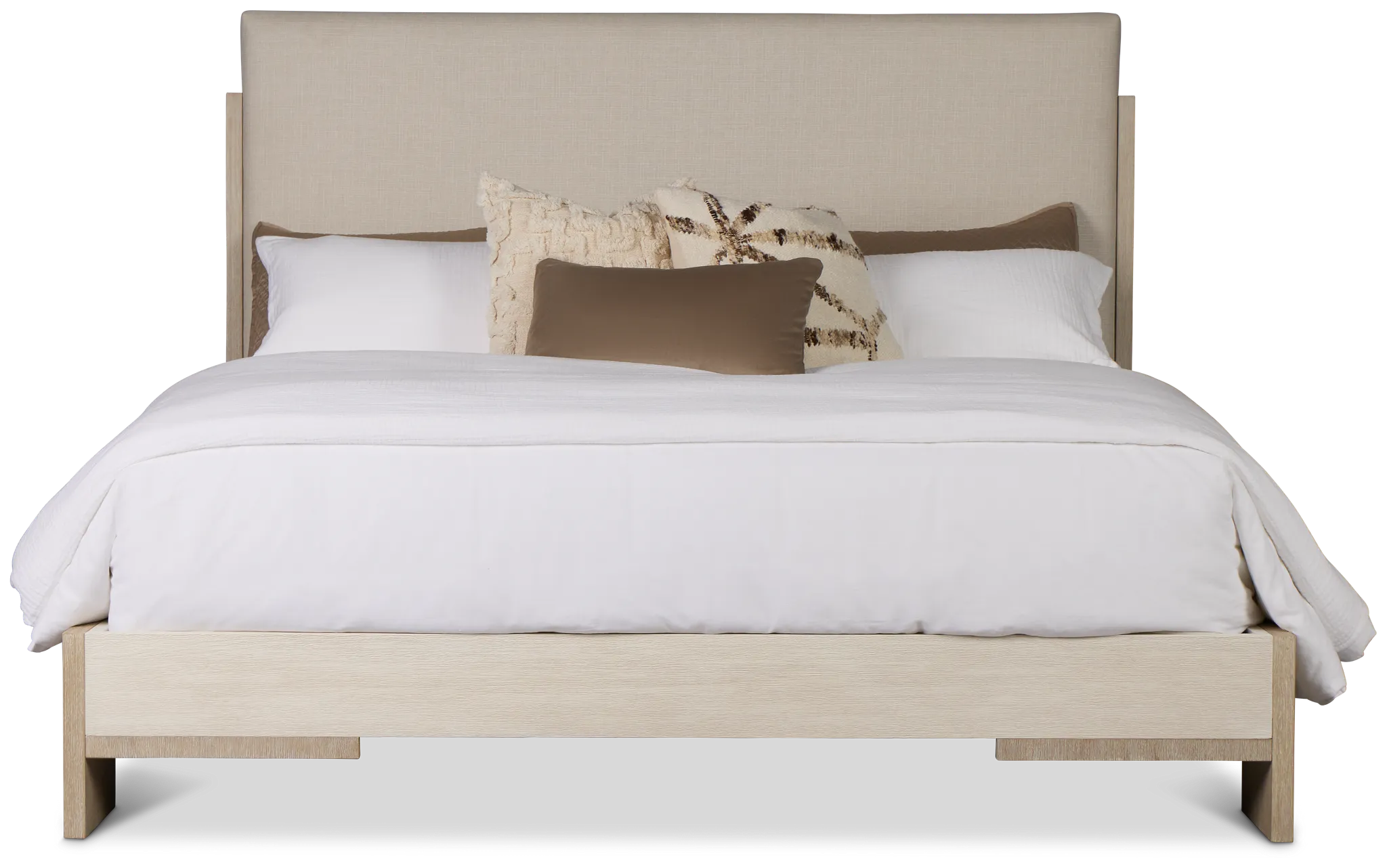 Miramar Light Tone Uph Panel Bed