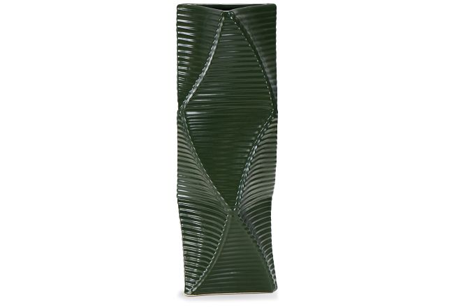 Gaia Dark Green Large Vase
