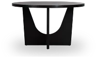 Oxford Black Round Table