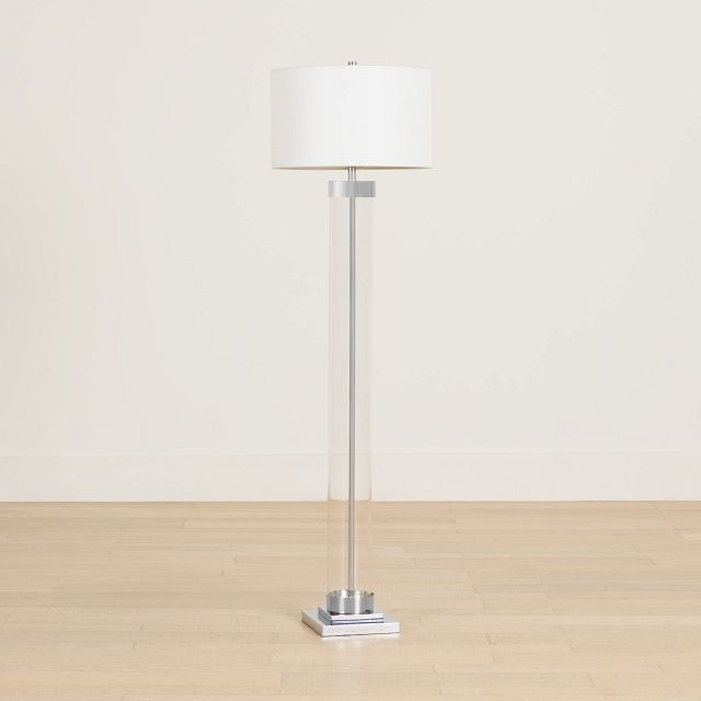 Lucia Chrome Floor Lamp