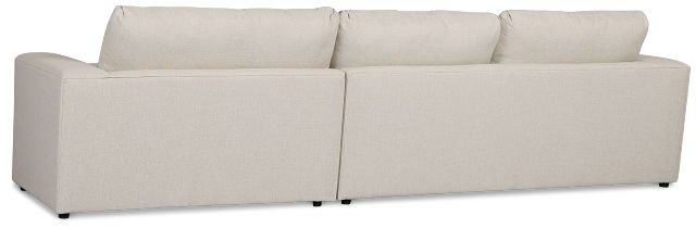 Brantley Light Beige Fabric Right Chaise Sectional