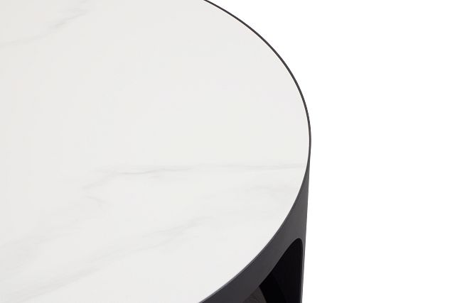 Abel White Round Coffee Table