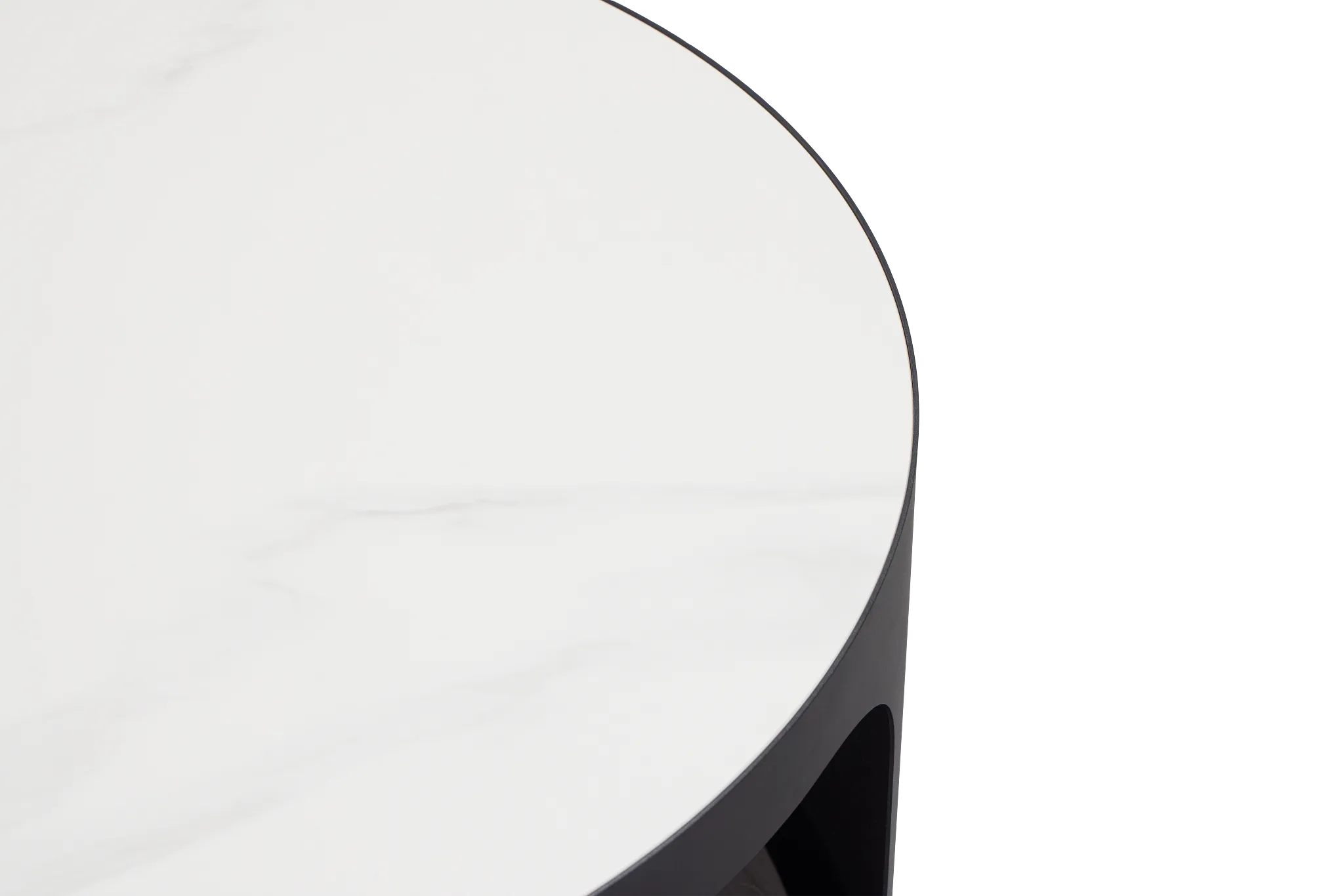 Abel White Round Coffee Table