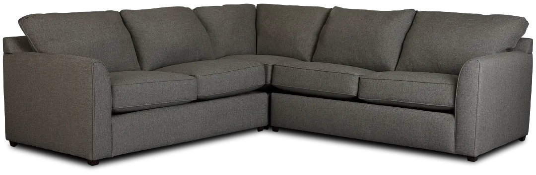 Asheville Brown Fabric Two-arm Right Memory Foam Sleeper Sectional