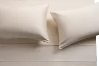 Rest & Renew Cotton Sateen Beige 300 Thread Sheet Set
