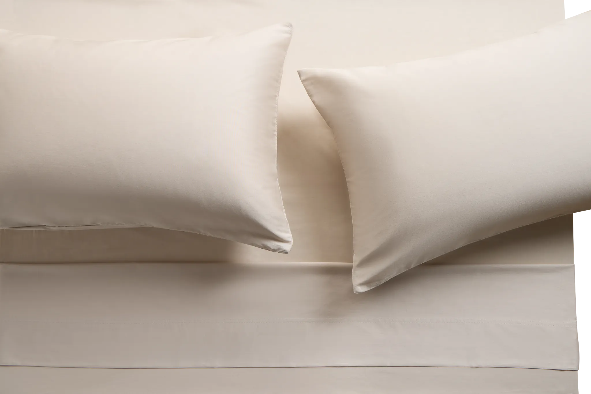 Rest & Renew Cotton Sateen Beige 300 Thread Sheet Set