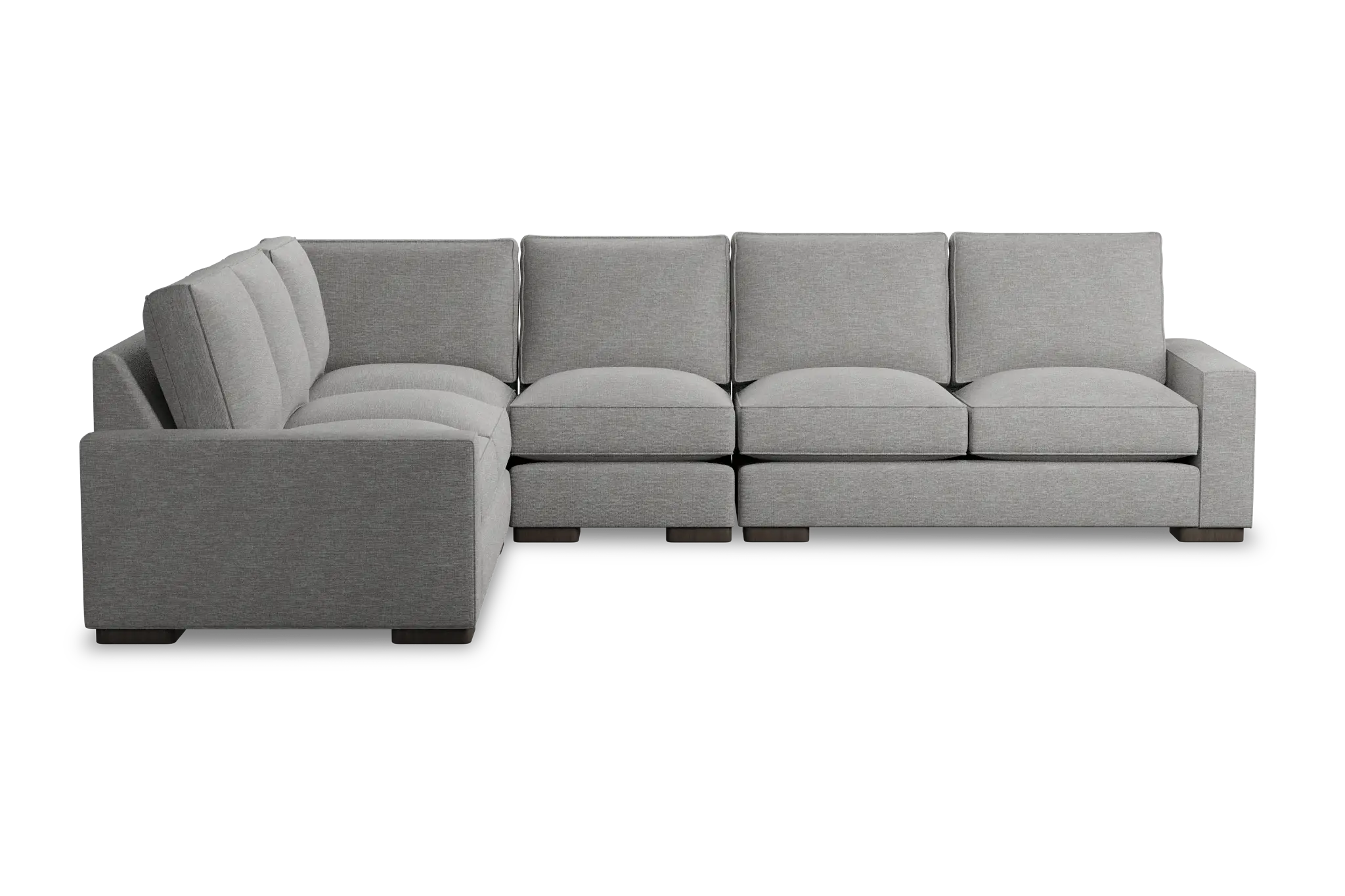 Edgewater Victory Gray Medium Two-arm Sectional Edgewater Victory Gray Medium Two-arm Sectional