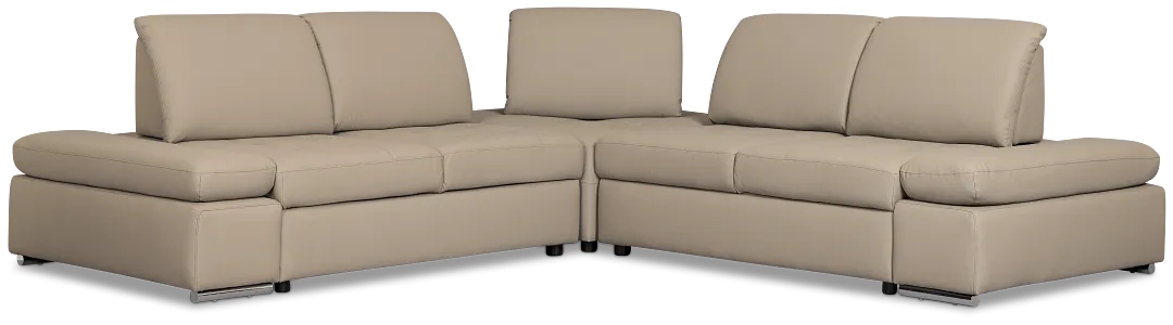 Eden Gray Micro Small Two-arm Sectional