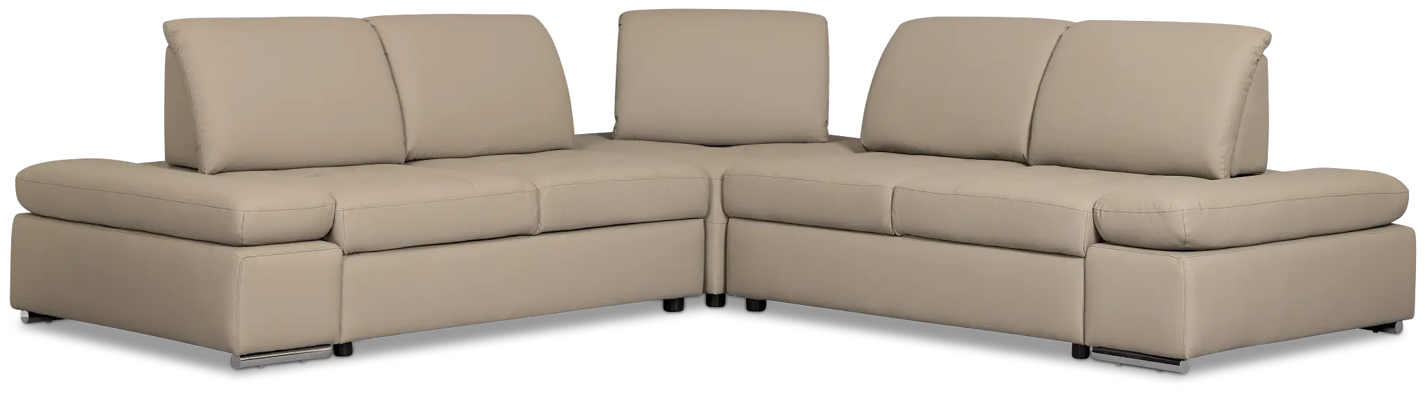 Eden Gray Micro Small Two-arm Sectional Eden Gray Micro Small Two-arm Sectional