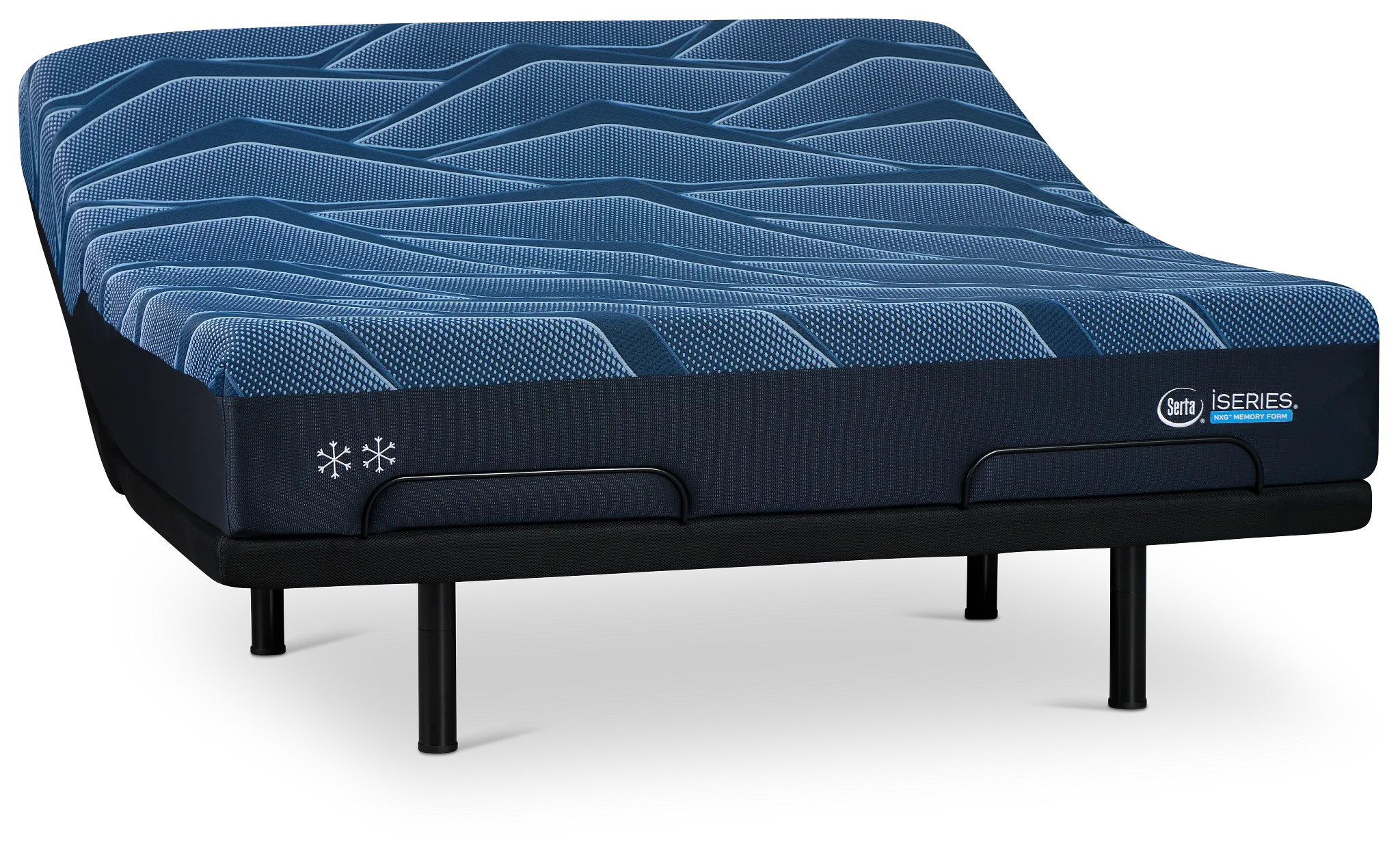 Iseries Nxg 2500 12.5" Plush Plus Adjustable Mattress Set