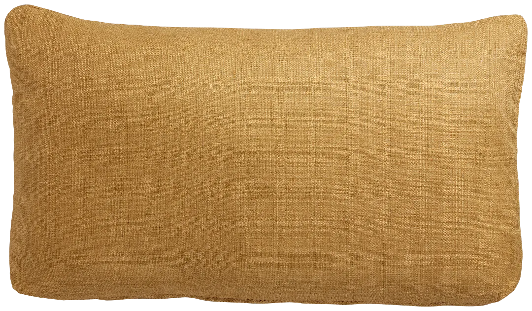 Zeke Yellow Lumbar Accent Pillow