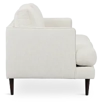Easton Light Beige Fabric Loveseat