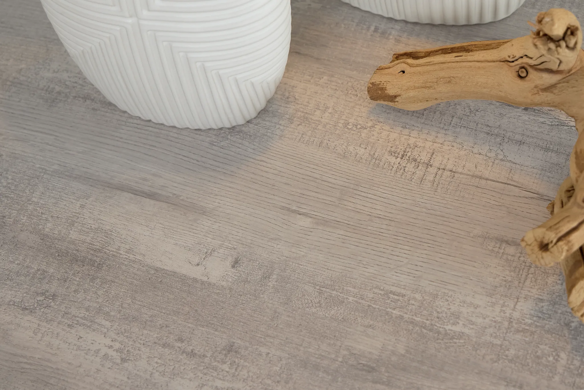 Delray White Rectangular Table