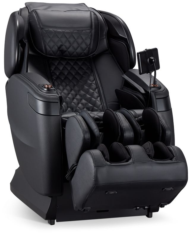 Qi Se Black Micro Massage Chair