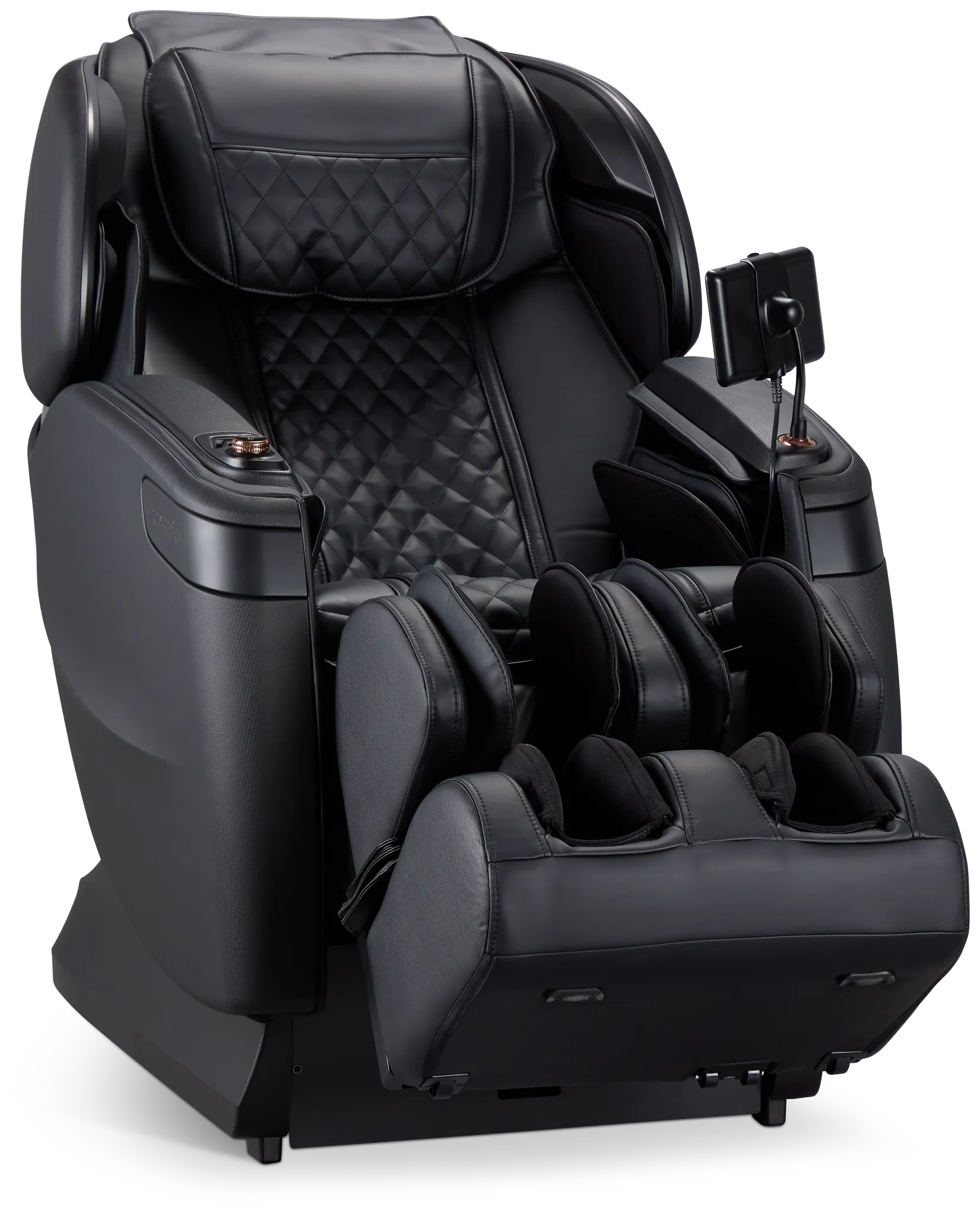 Qi Se Black Micro Massage Chair
