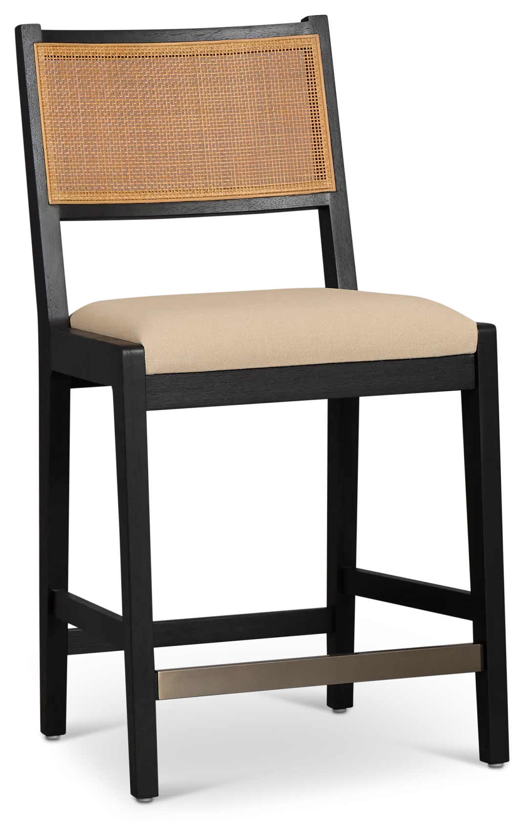 Pacific Black Woven 24" Barstool