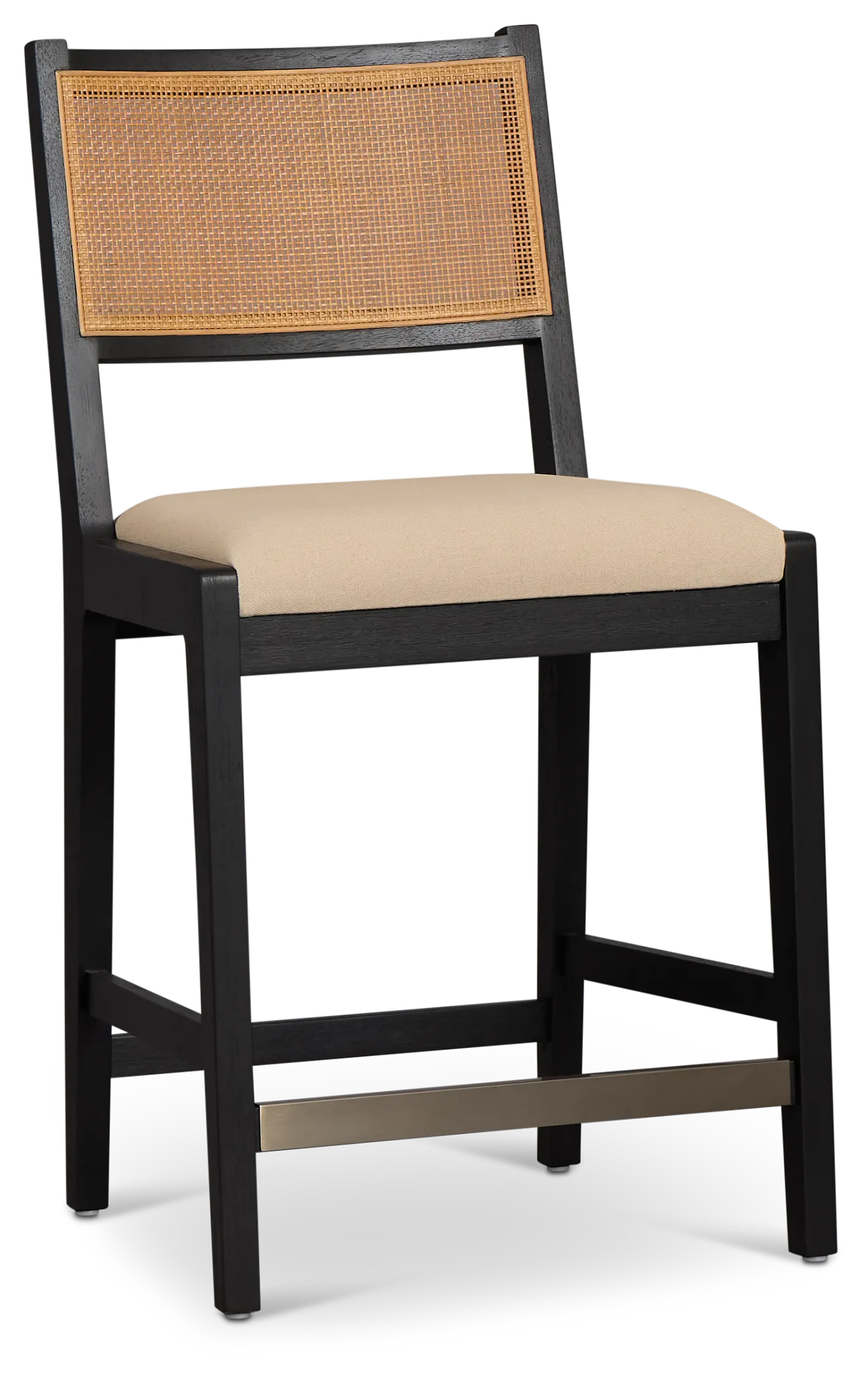Pacific Black Woven 24" Barstool