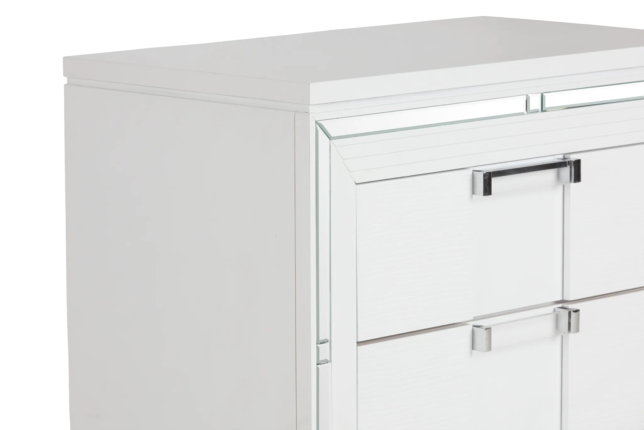 Vegas White Nightstand