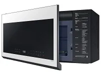 Samsung Bespoke Series White Over-the-range Microwave