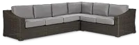 Canyon Gray Medium Left Sectional