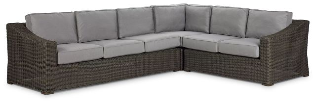 Canyon Gray Medium Left Sectional