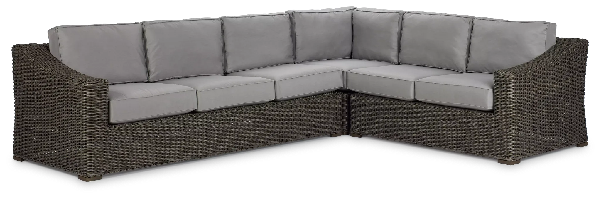 Canyon Gray Medium Left Sectional