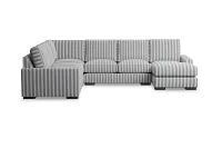 Edgewater Sea Lane Dark Blue Medium Right Chaise Sectional
