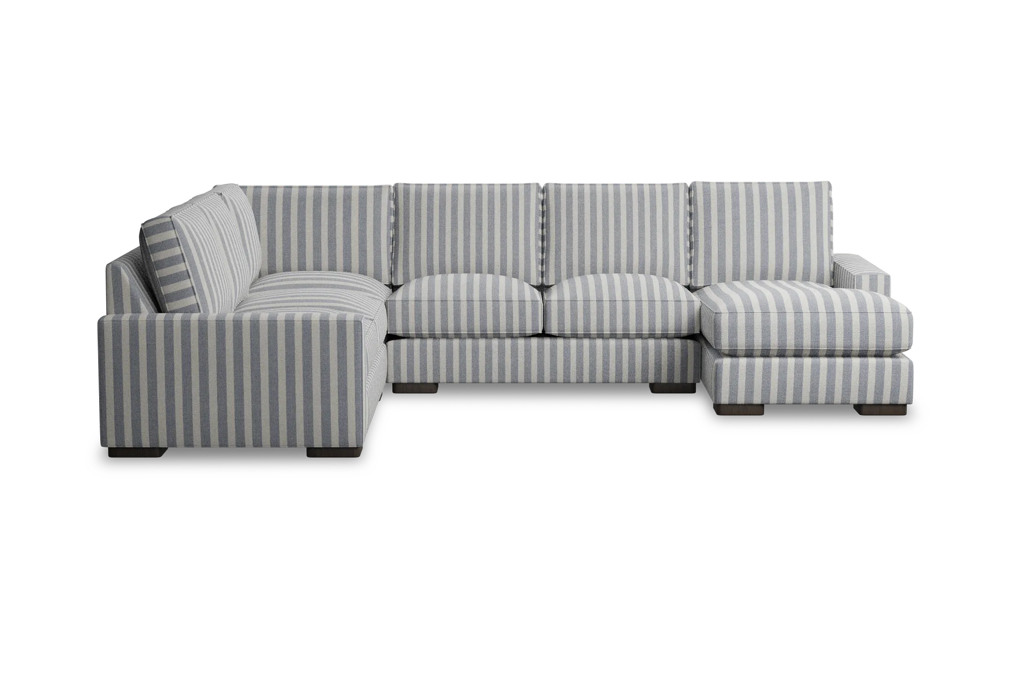 Edgewater Sea Lane Dark Blue Medium Right Chaise Sectional