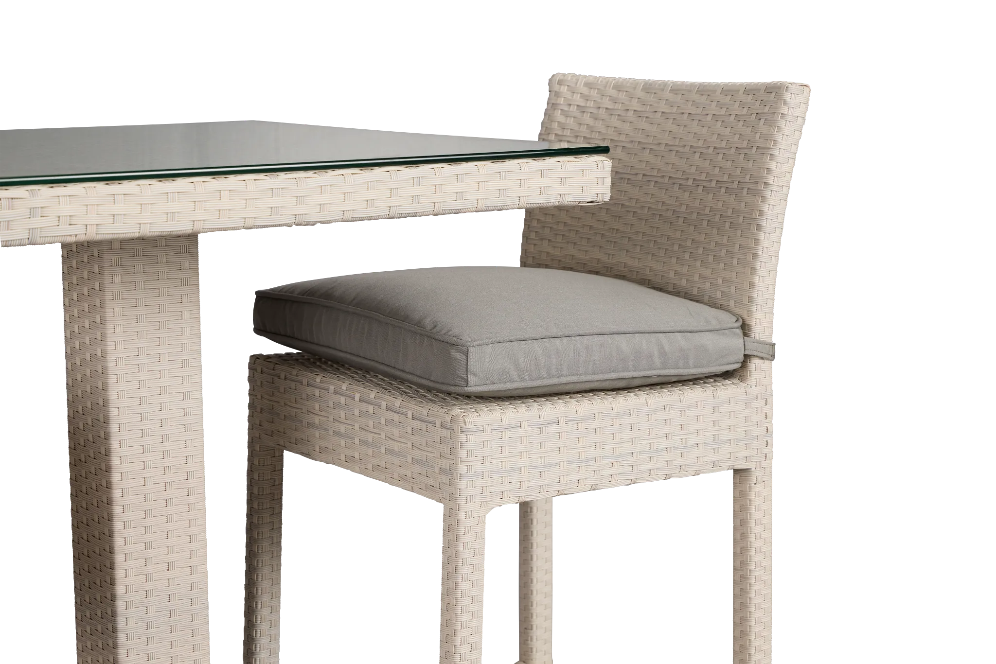 Bahia Gray 27" Pub Table & 2 Barstools