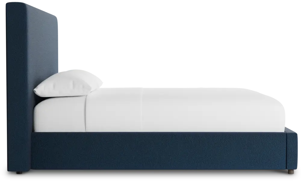 Grayton Elite Navy 54" Upholstered Platform Bed Grayton Elite Navy 54" Upholstered Platform Bed