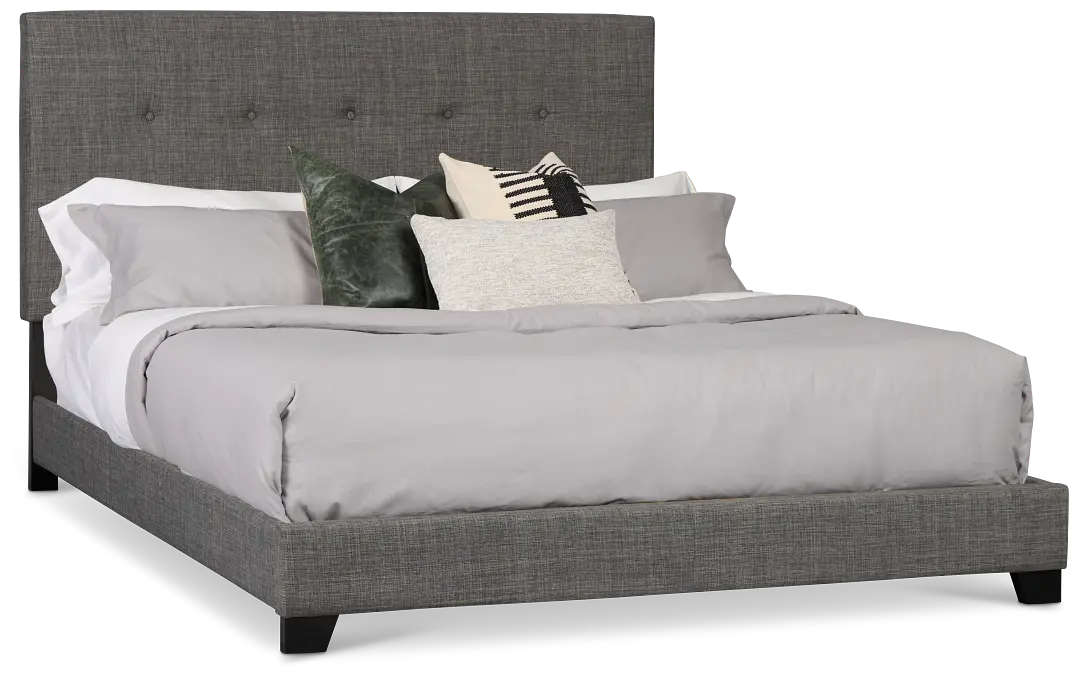 Flagler Gray Uph Panel Bed Flagler Gray Uph Panel Bed