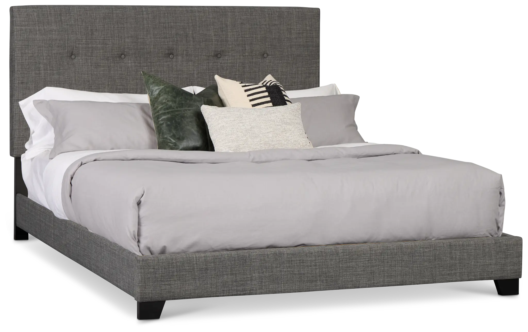 Flagler Gray Uph Panel Bed Flagler Gray Uph Panel Bed