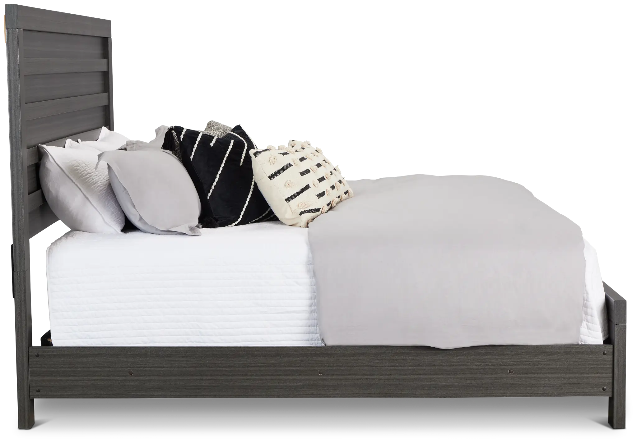 Everett Gray Panel Bed Everett Gray Panel Bed