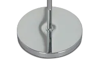 Stevie Silver Glass Floor Lamp