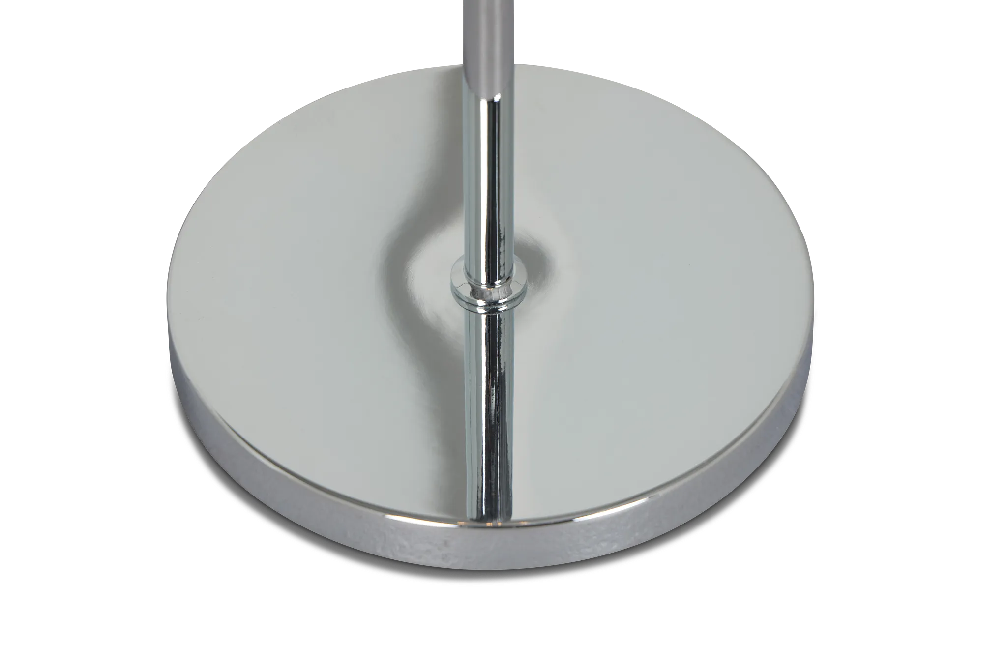 Stevie Silver Glass Floor Lamp