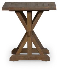 Joplin Light Tone Rectangular End Table