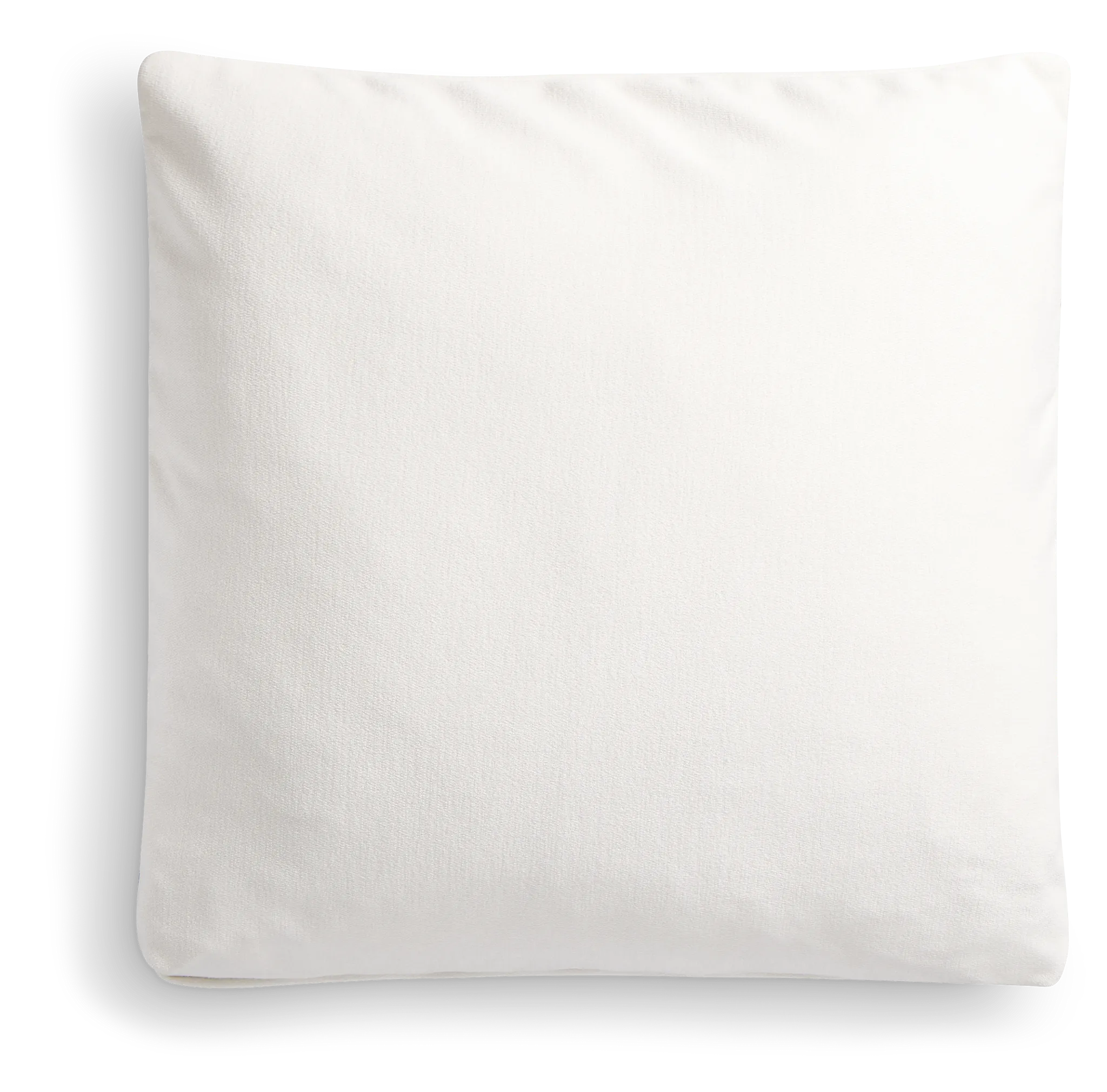 Citymod White Fabric 20" Accent Pillow