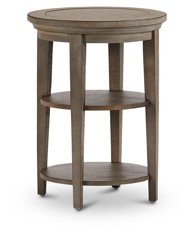 Heron Cove Light Tone Round End Table