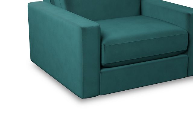 Edgewater Joya Teal Swivel Chair