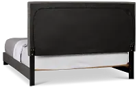 Flagler Gray Uph Panel Bed
