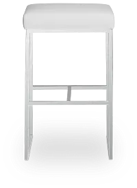 Miami Whitefabric 30" Stool