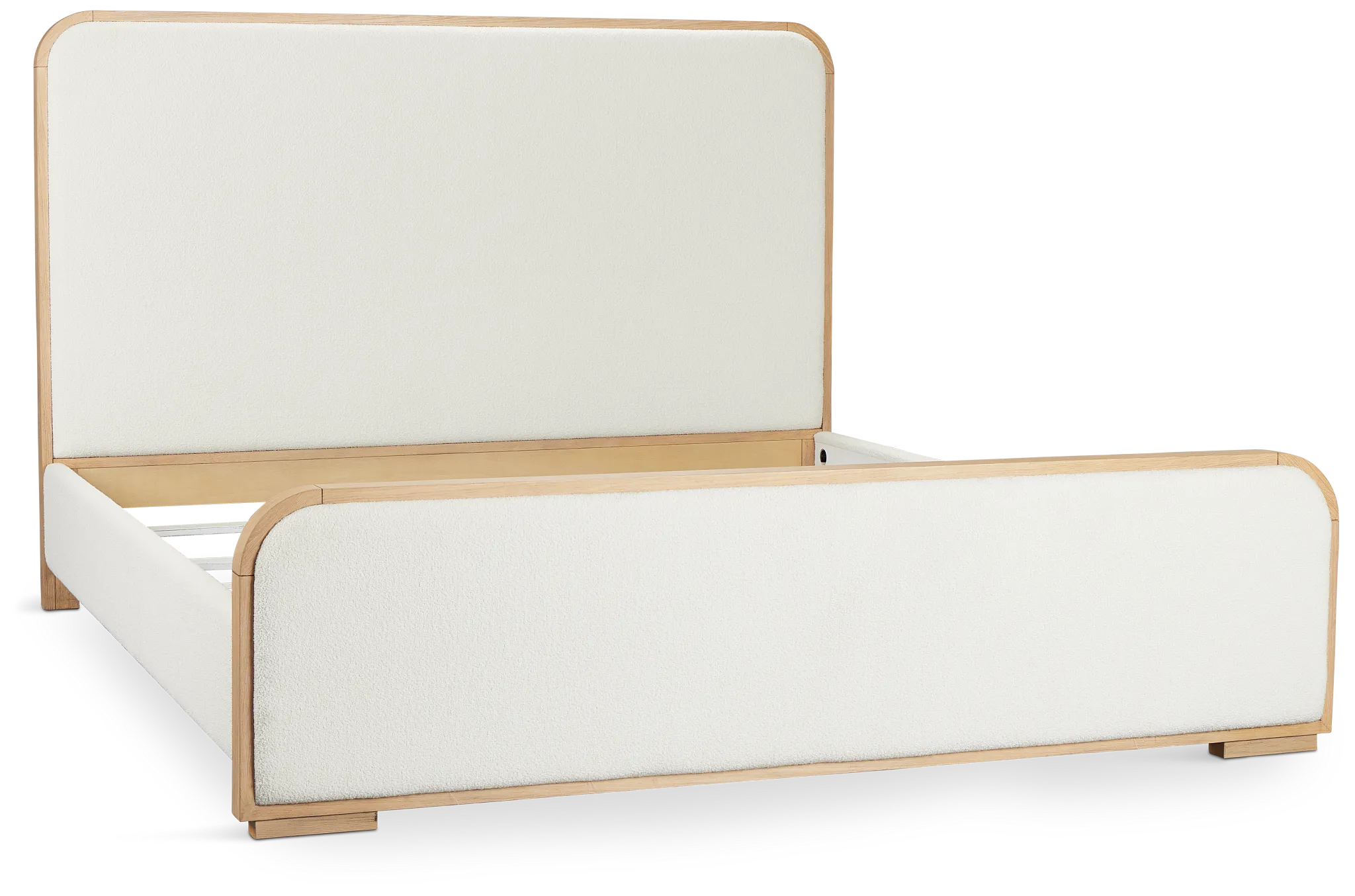 Malibu Light Tone Uph Panel Bed