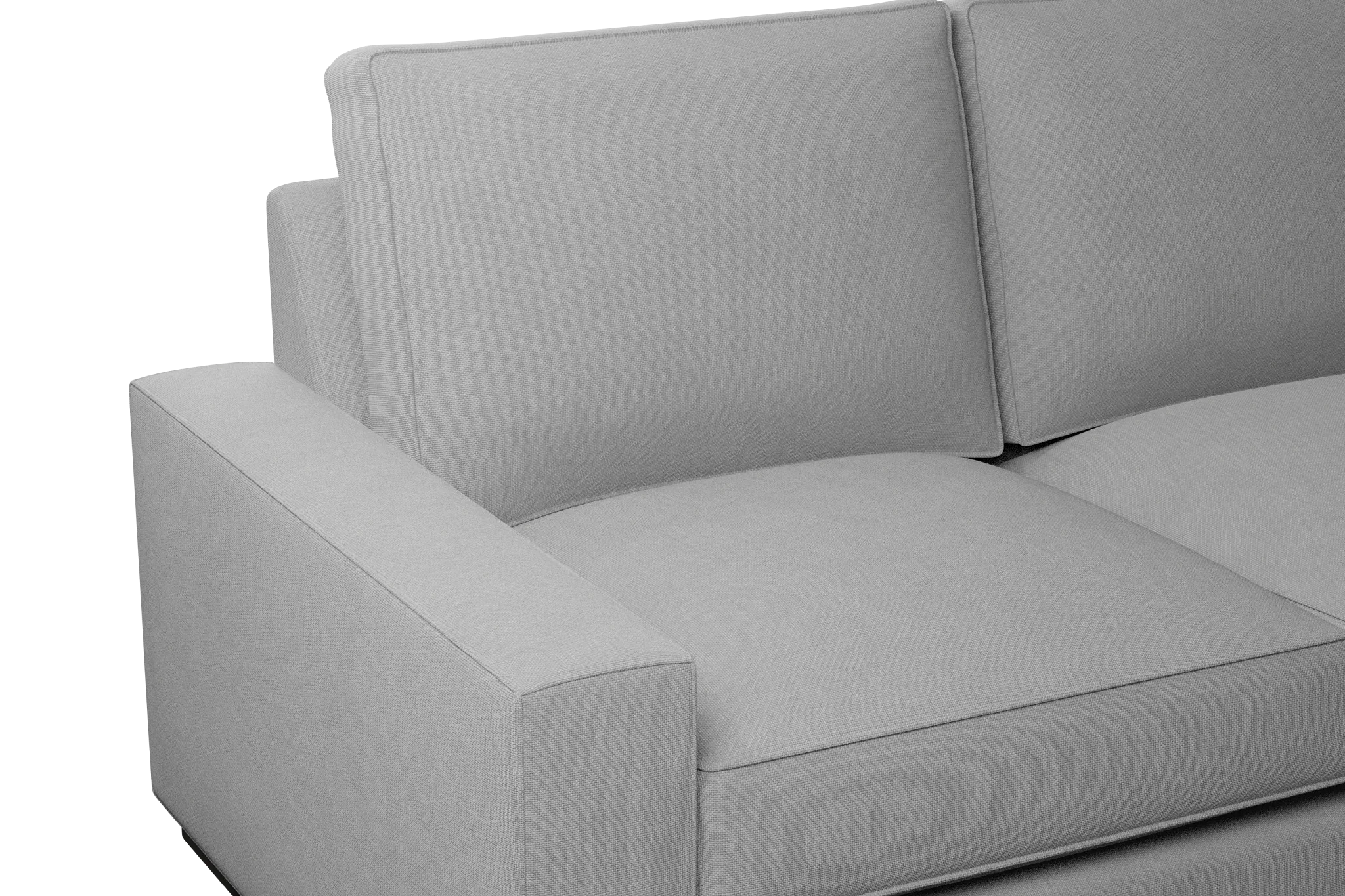 Edgewater Suave Gray Right Chaise Sectional