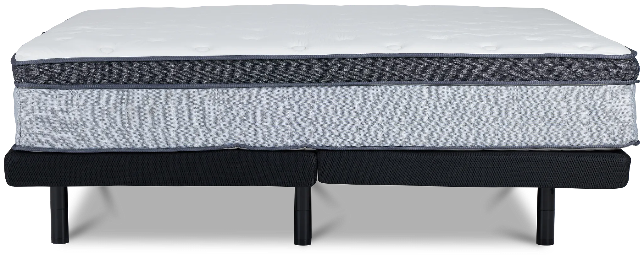 Rest & Renew By Zinus Pocket Innerspring 14" Plus Adjustable Mattress Set