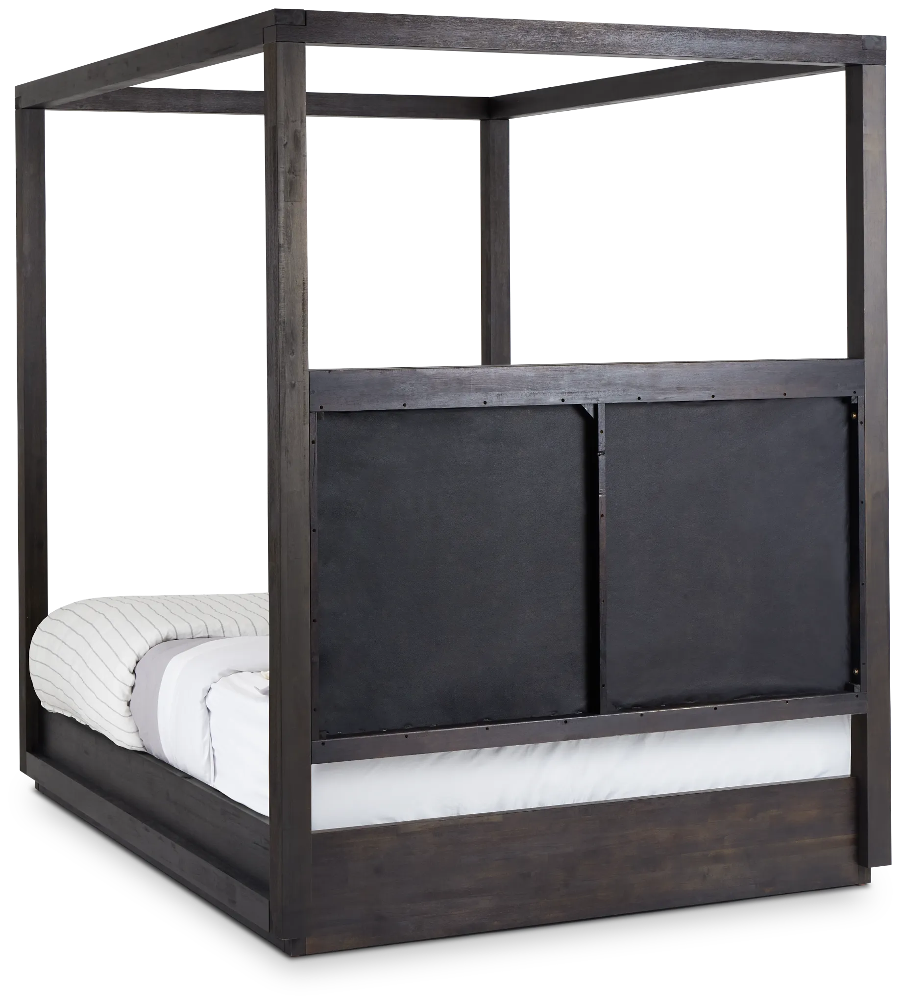 Madden Gray Uph Canopy Bed