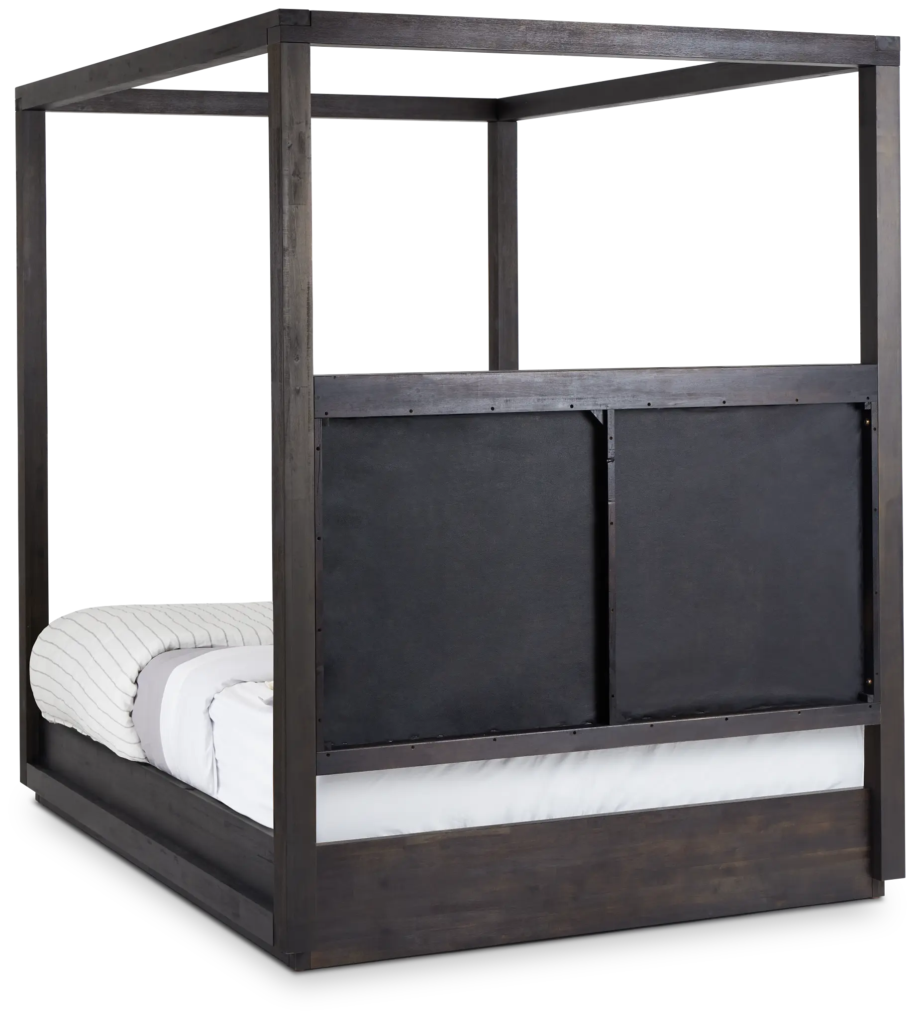 Madden Gray Uph Canopy Bed Madden Gray Uph Canopy Bed