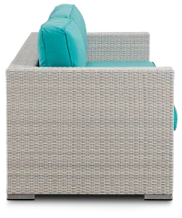 Biscayne Dark Teal Sofa