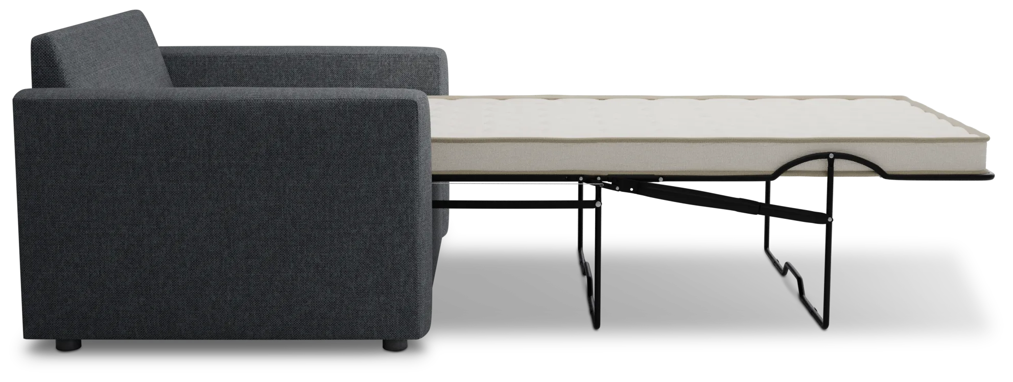 Siesta Elevation Gray Fabric Innerspring Sleeper